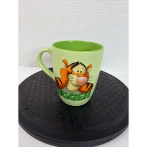Disney Store Exclusive Tigger Coffee Mug Lime Green Winnie the Pooh Ceramic Cup